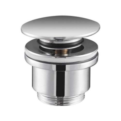 korek, korek umywalkowy, szczotkowany nikiel, imex, klik-klak