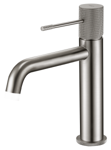 Line | Bateria umywalkowa stojąca szczotkowany nikiel