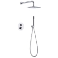 System prysznicowy podtynkowy, system prysznicowy termostatyczny, chrom, nowoczesny design, imex