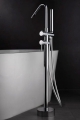 bateria wolnostojąca, bateria z kompletem natryskowym, chrom, nowoczesny design, imex