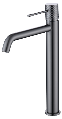 bateria umywalkowa wysoka, bateria umywalkowa stojąca, bateria umywalkowa stojąca wysoka, czarny metal, nowoczesny design, imex