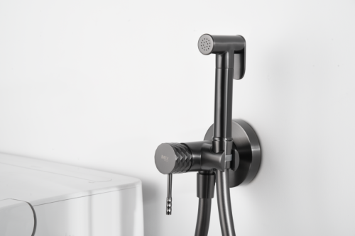 system bidetowy, system bidetowy podtynkowy, czarny metal, nowoczesny design, imex